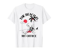 The Beach is My Office (déclaration Amusante de Surfeur) T-Shirt