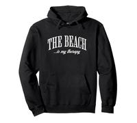 The Beach is My Therapy Funny Family Summer Beach Vacances Sweat à Capuche