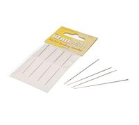 The Beadsmith 2.15" Large Eye Beading Needles, 4 par carte.