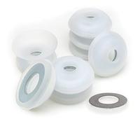 THE BEADSMITH BOB1W-R Bob-EEZ-Lot de 8 bobines de Fil Anti-nœuds, Blanc