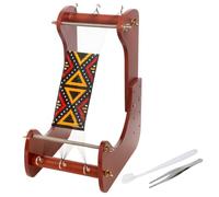 The Beadsmith ComfortLoom - Métier à perles réglable avec 4 réglages de longueur - Design ergonomique incliné - Zone de travail de 19,1 cm à 26,7 cm - Avec instructions illustrées (français non