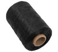 The Beadsmith Cordon de tendon artificiel - Fil de polyester ciré pour loisirs créatifs, couleur noire, 5 plis, bobine de 226,8 g, 250 m
