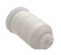 The Beadsmith Cordon en Soie Pure - Blanc, Taille F (0,348 mm/0,0137 po), 140 Yards (420 pi), Bobine de 1/2 Once