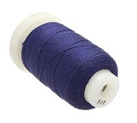 The Beadsmith Cordon en Soie Pure - Bleu Marine, Taille FF (0,381 mm/0,0150 po), 115 Yards (345 pi), Bobine de 1/2 Once