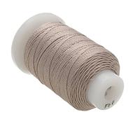 The Beadsmith Cordon en Soie Pure - Gris, Taille FFF (0,419 mm/0,0165 po), 92 Yards (276 pi), Bobine de 1/2 Once