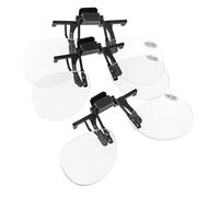 The Beadsmith Loupes à Pince - Lot de 3 Verres relevables (Forces +2,00, +3,00, +4,00), 9,5 cm de Large