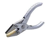 The Beadsmith Pince parallèle à bec plat - 127 mm, outil en acier pour la fabrication de bijoux, sans ressort