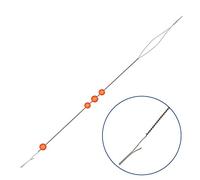 The Beadsmith Speedle Needle, 76 mm, 2 pièces par paquet, charge rapide et efficace des perles sur votre fil, fonctionne mieux avec les perles de rocaille 15/0 - 11/0