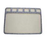 The Beadsmith Tapis au trésor de perles de rocaille - 20.3x27.9 cm - Surface douce, 6 compartiments, les perles, la fabrication de bijoux et les loisirs créatifs