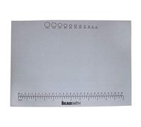 The Beadsmith Tapis de trésor antidérapant 27.9x35.6 cm, base en caoutchouc antidérapant avec surface rembourrée douce, boîte, suspendue au détail.