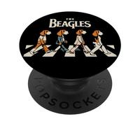 The Beagles Cover Funny Cute Vintage Beagle Dog Lover PopSockets PopGrip Adhésif