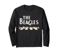 The Beagles Funny Beagle Owner Gift Dog Music Lover Outfit Manche Longue