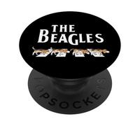The Beagles Funny Beagle Owner Gift Dog Music Lover Outfit PopSockets PopGrip Adhésif