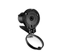 THE BEAM BEAM-BM0016-RETR - Drop Bar Rearview Mirror CORKY - Black