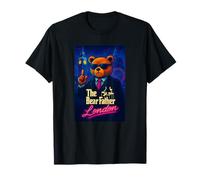 The Bear Father London Illustration Novelty Graphic Designs T-Shirt