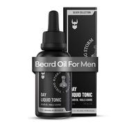 The Beard Struggle - Huile à barbe tonique liquide de jour - Collection Silver (Viking Storm) - Huile à barbe pour homme - Hydrate, adoucit les cheveux, réduit les démangeaisons (30 ml)