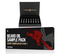 The Beard Struggle Kit d'essai d'huile à barbe 8 en 1 - Huile à barbe parfumée de qualité supérieure pour homme - Lot de 8 échantillons de 5 ml