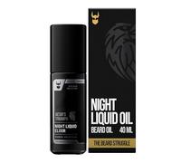 The Beard Struggle Night Liquid Elixir Beard Oil - Platinum Collection - Aesir's Triumph - Huile à barbe pour hommes - Mélange naturel pour une croissance plus saine de la barbe (30 ml)