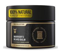The Beard Struggle Warrior’s Beard Balm - Gold Collection, Valhalla's Gates - Formule non grasse à faible tenue, parfums luxueux de qualité Cologne, ingrédients naturels et végétaux - 50 g