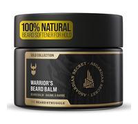 The Beard Struggle Warrior's Beard Balm - Gold Collection, Asgardian Secret - Formule non grasse à faible tenue, parfums luxueux de qualité Cologne, ingrédients naturels et végétaux - 50 g