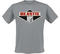 The Beastie Boys T Shirt Band Logo Official Mens Grey Manches Courtes(Small)
