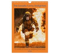 The beastly funny firefighters (Wall Calendar 2026 DIN A4 portrait), CALVENDO 12 Month Wall Calendar: 12 months of humor for firefighting enthusiasts