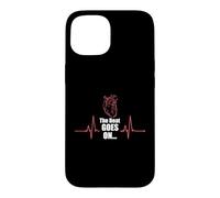 The Beat Goes on Heartbeat Heart Attack Survivor Coque pour iPhone 15