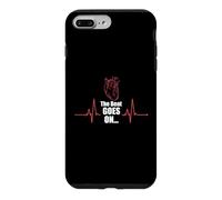 The Beat Goes on Heartbeat Heart Attack Survivor Coque pour iPhone 7 Plus/8 Plus