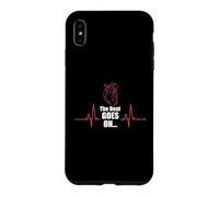 The Beat Goes on Heartbeat Heart Attack Survivor Coque pour iPhone XS Max