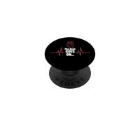 The Beat Goes on Heartbeat Heart Attack Survivor PopSockets PopGrip Adhésif