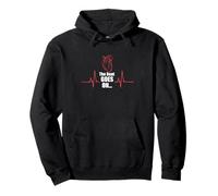 The Beat Goes on Heartbeat Heart Attack Survivor Sweat à Capuche