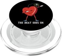The Beat Goes on Stimulateur Cardiaque Chirurgie CHD ICD PopSockets PopGrip pour MagSafe
