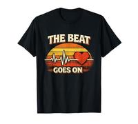 The Beat Goes on - Survivant de Crise Cardiaque - Récupération Cardiaque T-Shirt
