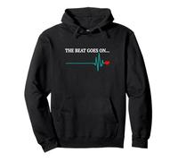 The Beat Goes Survivor Survivor Recovery Cardiac Stop Sweat à Capuche