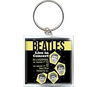 The Beatles - "1962 Live In Concert" Porte-clés impression photo RO6124 (taille unique) (Noir/Jaune)