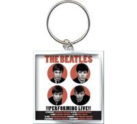 The Beatles - "1962 Performing Live" Porte-clés impression photo RO6122 (taille unique) (Blanc/Orange/Noir)