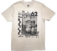 The Beatles - "1962" T-shirt Homme/Femme Unie RO13782 (S) (Sand)