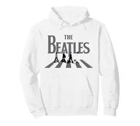 The Beatles Abbey Road Couverture d'album en Niveaux de Gris Sweat à Capuche, Unisexe pour Adultes, Blanc, L