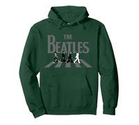 The Beatles Abbey Road Couverture d'album en Niveaux de Gris Sweat à Capuche, Unisexe pour Adultes, Vert Forêt, XXL