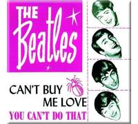 The Beatles - Aimant pour réfrigérateur "Can't Buy Me Love/You Can't Do That" RO6155 (Taille unique) (Rose/Blanc/Noir)