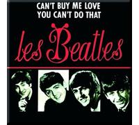 The Beatles - Aimant pour réfrigérateur "Can't Buy Me Love/You Can't Do That" RO8928 (Taille unique) (Noir/Rouge/Blanc)