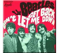 The Beatles - Aimant pour réfrigérateur "Get Back/Don't Let Me Down" RO11172 (Taille unique) (Rouge)