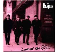 The Beatles - Aimant pour réfrigérateur "Live At The BBC" RO11169 (Taille unique) (Noir/Rose)