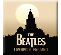 The Beatles - Aimant pour réfrigérateur "Liverpool, England" RO11279 (Taille unique) (Noir/naturel)