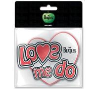 The Beatles - Aimant pour réfrigérateur "Love Me Do" RO8026 (Taille unique) (Blanc/Rouge)