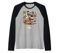 The Beatles Albums Collage Music Band Manche Raglan