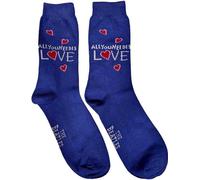 The Beatles - "All You Need Is Love" Socken für Herren/Damen Uni RO12765 (40.5 EU - 45.5 EU) (Blau)