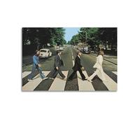 The Beatles Art Group Poster décoratif sur toile pour chambre à coucher 30 x 45 cm