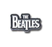 The Beatles Badge Blanc Drop T Classic Band Logo Nouveau Officiel Metal Lapel Size One Size