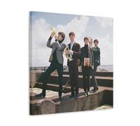 The Beatles Band Member Group Poster Peinture décorative sur toile Art mural pour salon, chambre à coucher, 30 x 30 cm